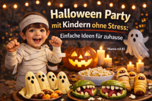 Halloween Party mit Kindern ohne Stress: Einfache Ideen für zuhause