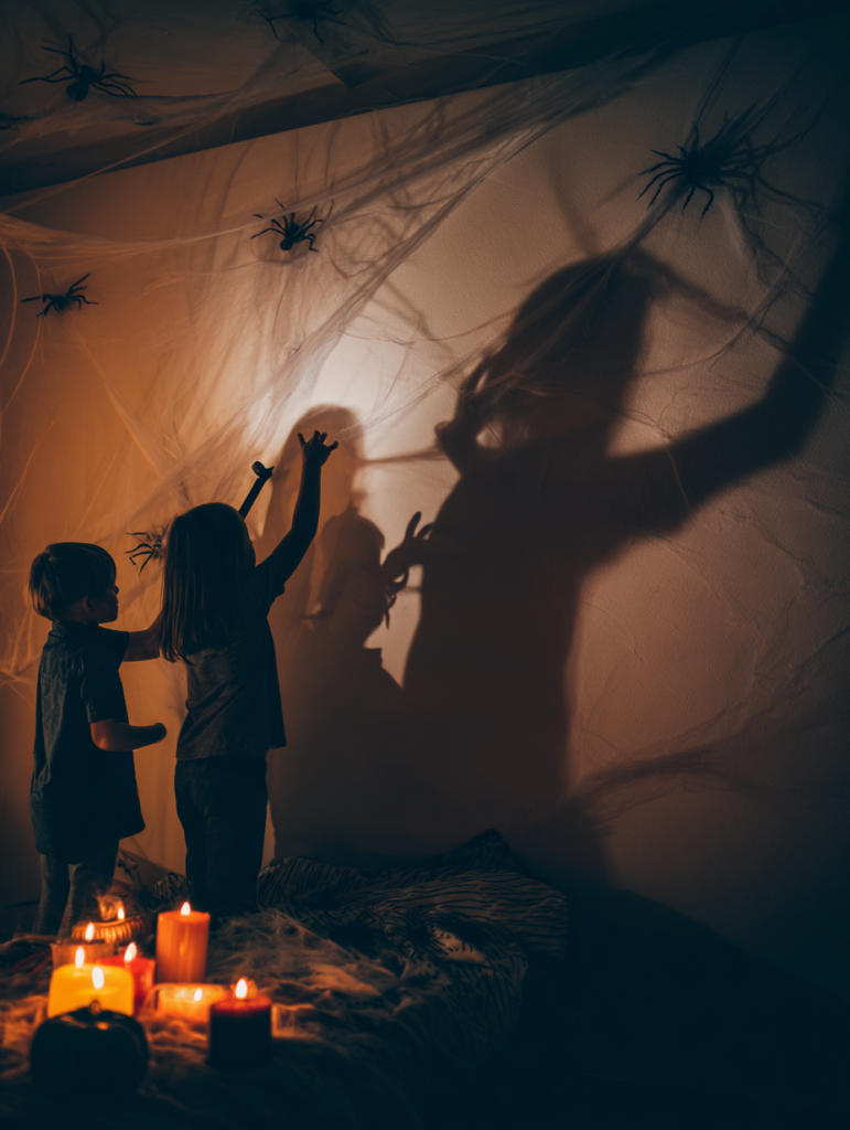 33 Ideen für eine gruselige Wohnzimmer-Geisterbahn für Kinder 1000417921