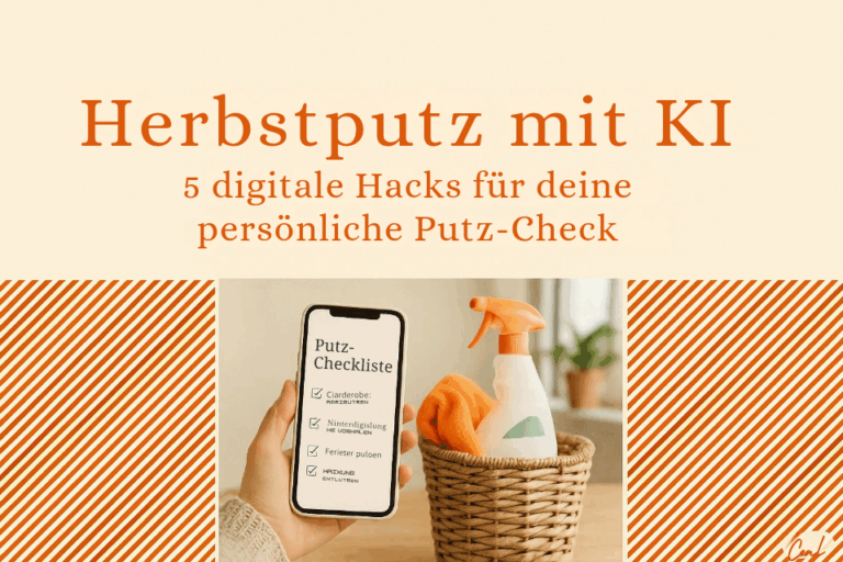 Herbstputz mit KI: 5 digitale Hacks für deinen persönlichen Putz-Check