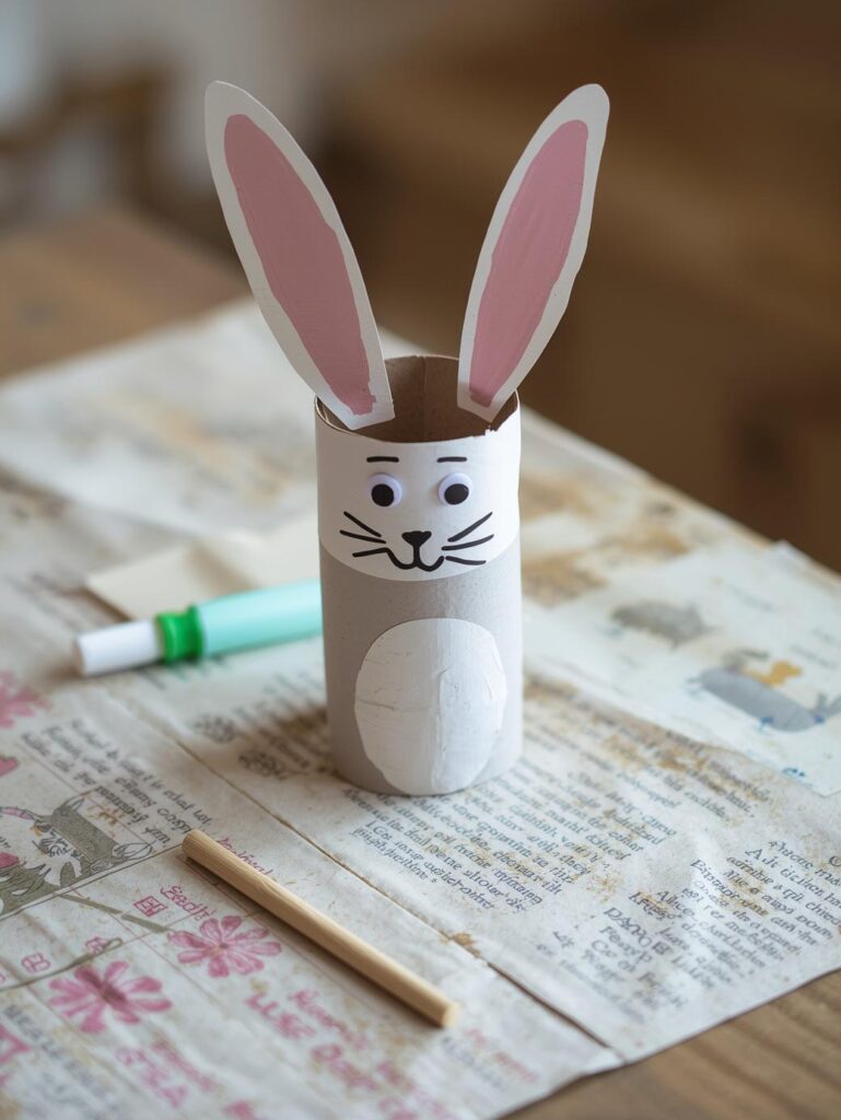 Stabtheater mit Klopapierrollen basteln 1000409309