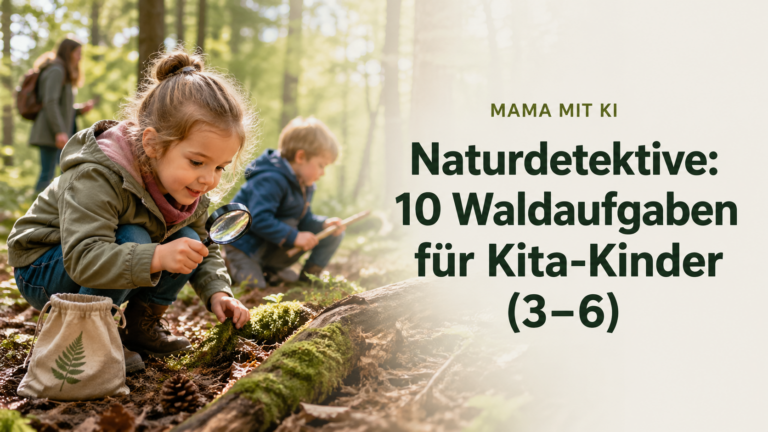 Naturdetektive: 10 Waldaufgaben für Kita-Kinder von 3 bis 6