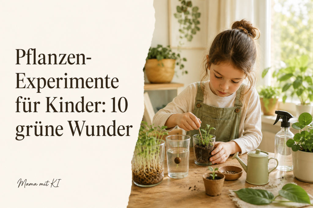 Pflanzen-Experimente für Kinder: 10 grüne Wunder chatgpt image 23. mai 2026, 22 58 18