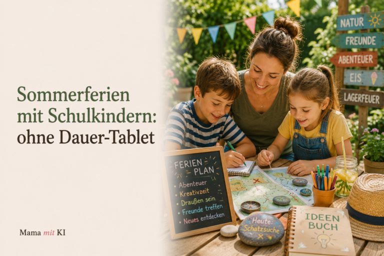 Sommerferien mit Schulkindern: 6 Wochen ohne Streit, ohne Dauer-Tablet