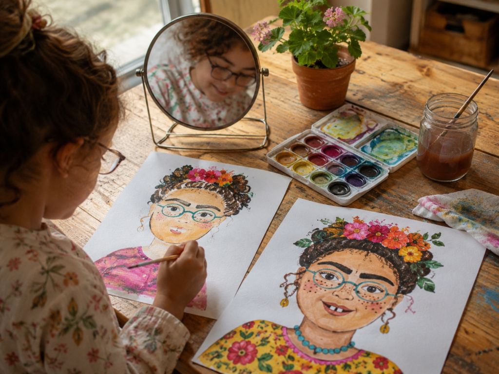 Frida Kahlo für Kinder: 5 Kunst-Ideen, die Anderssein feiern chatgpt image 28. juni 2026, 17 59 35 (1)