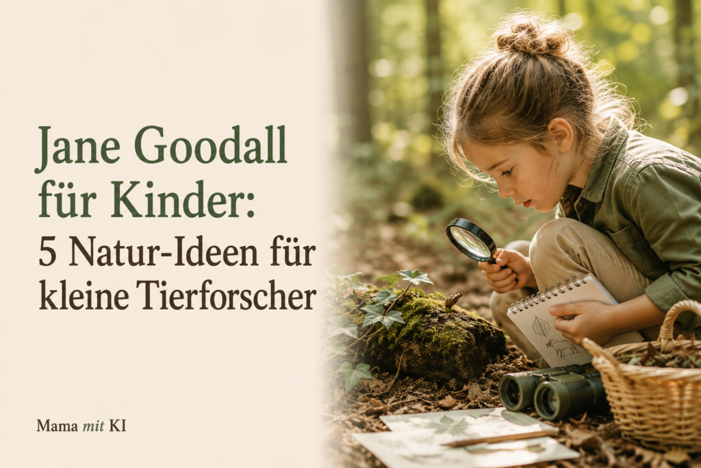 Jane Goodall für Kinder: 5 Natur-Ideen für kleine Tierforscher chatgpt image 29. juni 2026, 13 38 20