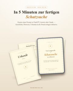 schatzsuche freebie mockup vorlagen