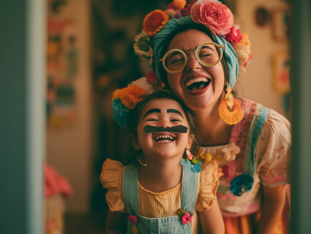 Frida Kahlo für Kinder: 5 Kunst-Ideen, die Anderssein feiern u6386941713 a mother and child laughing together during a pla 071fd1a1 cef9 4e1d 948d 791f28a84c00 0