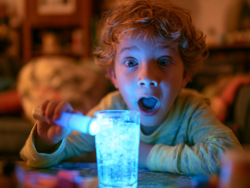 Marie Curie für Kinder: 5 Forscher-Ideen über Neugier und Durchhalten u6386941713 a school age child in a darkened room holding a u fdd7831b b99c 4cee 8687 f71305fb092e 0