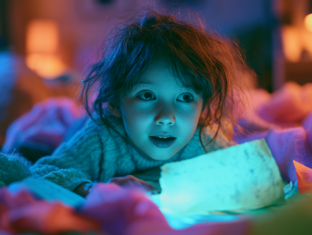 Marie Curie für Kinder: 5 Forscher-Ideen über Neugier und Durchhalten u6386941713 a school age child in a dim room searching for hi 92cea9ad e6e9 47c7 a350 ce1b54cdcb9e 1