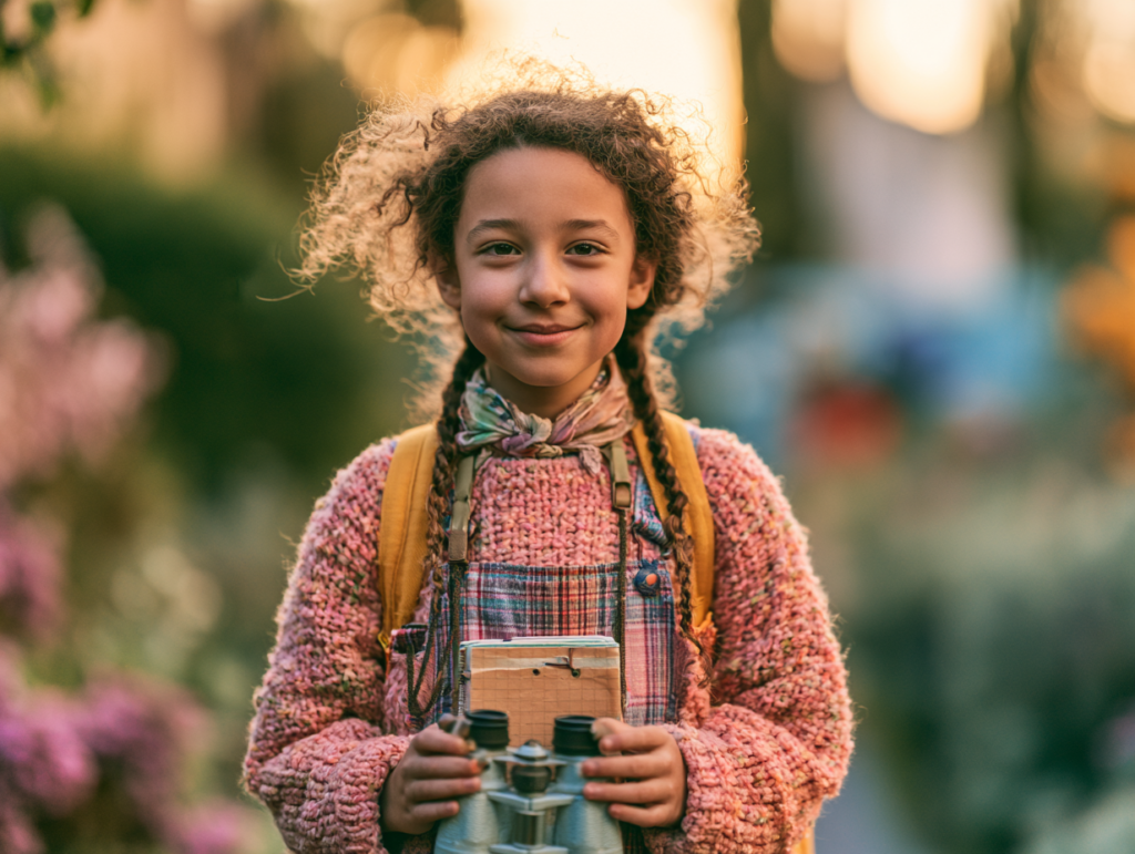 Jane Goodall für Kinder: 5 Natur-Ideen für kleine Tierforscher u6386941713 a school age child standing proudly outdoors with 9eb11b1d 6e4c 4530 ad15 6cf13530d769 1