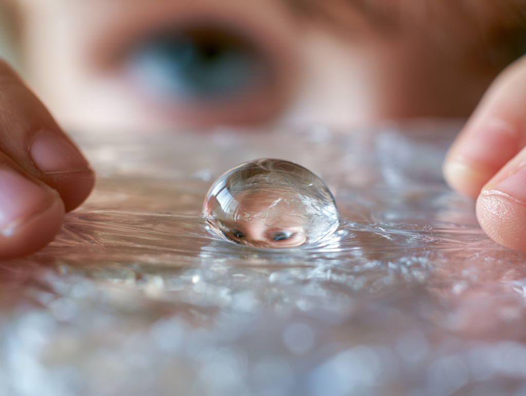 u6386941713 macro close up of one large rounded water droplet 07869305 d830 435e bcfe 6289747cb4ec 2