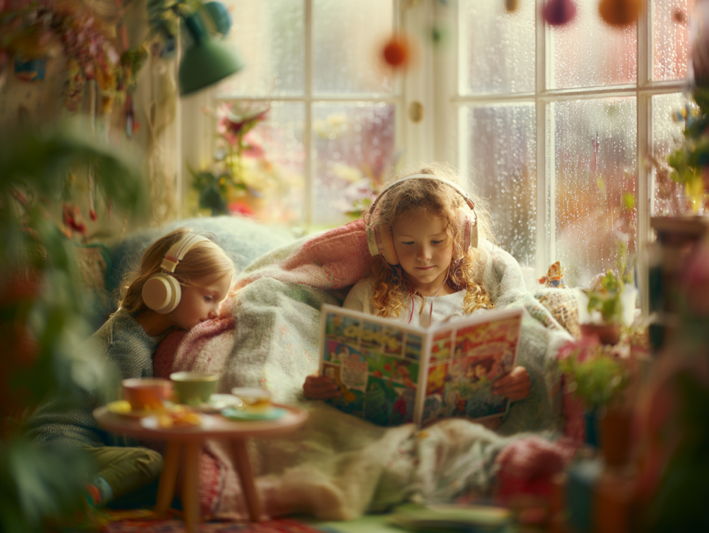 u6386941713 photorealistic cozy rainy summer afternoon school c5bba03c 55e6 48f3 83d1 7e32f27f641a 2