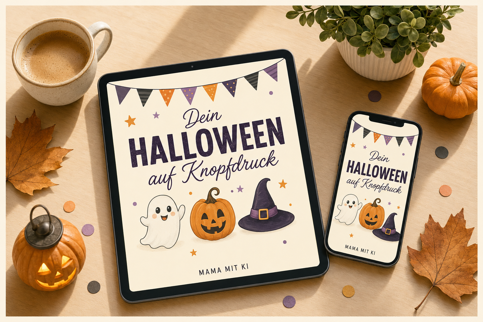 Dein Halloween auf Knopfdruck, Tablet und Handy mit dem Toolkit
