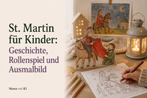 St. Martin für Kinder: Geschichte, Rollenspiel und Ausmalbild chatgpt image 15. aug. 2026, 22 10 17